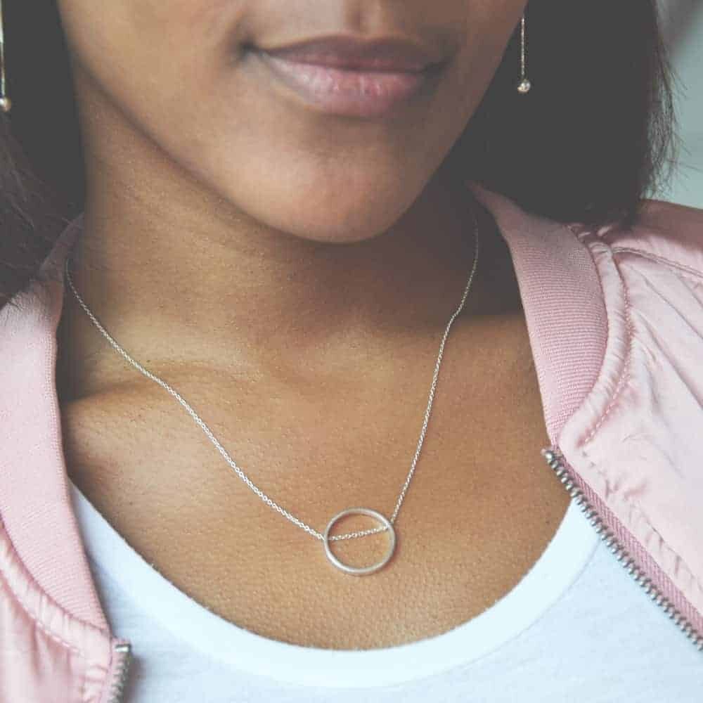 Ring Chain Necklace Lifestyle