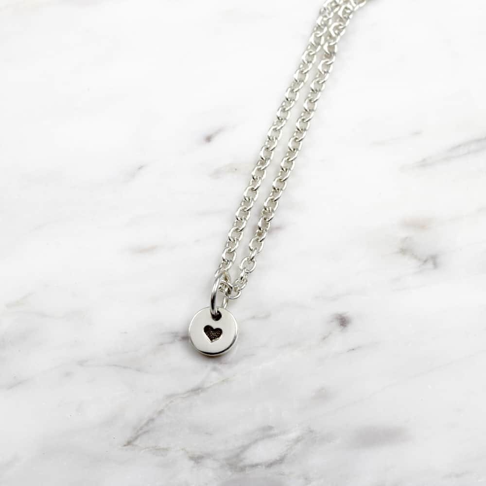 925 Sterling Silver 6mm Coin Necklace