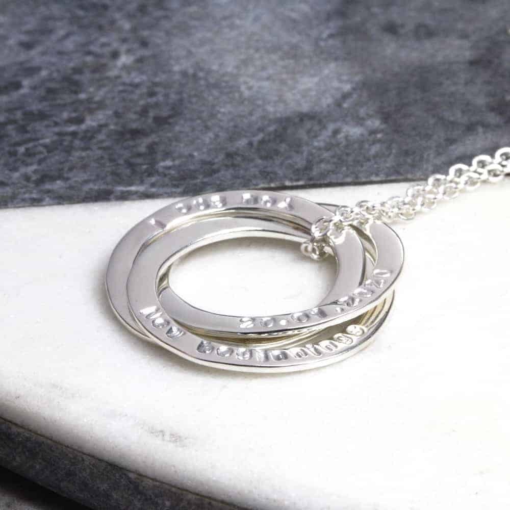 Interlinked family name necklace south africa necklaces